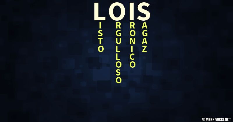 Acróstico lois