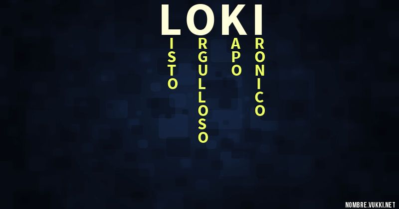 Acróstico loki