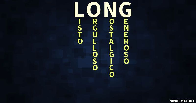 Acróstico long