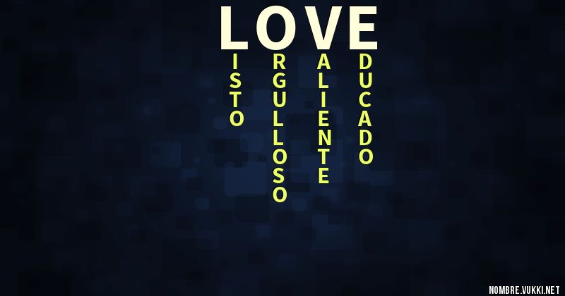 Acróstico love