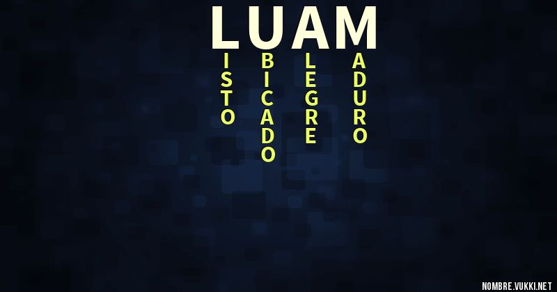 Acróstico luam