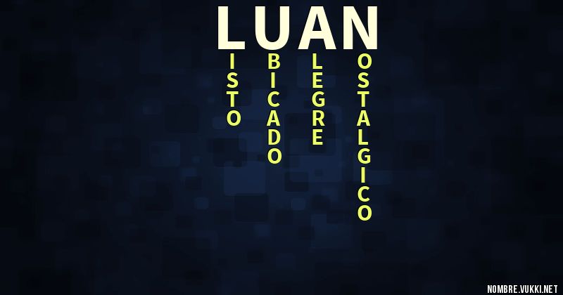 Acróstico luan