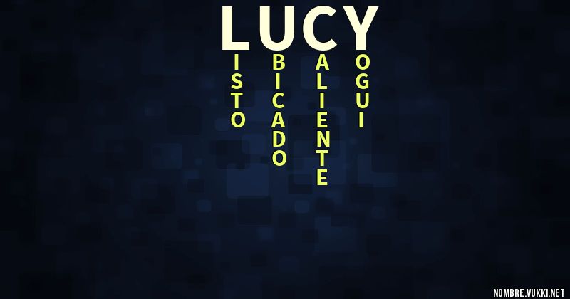 Acróstico lucy