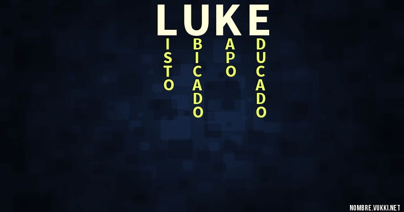 Acróstico luke