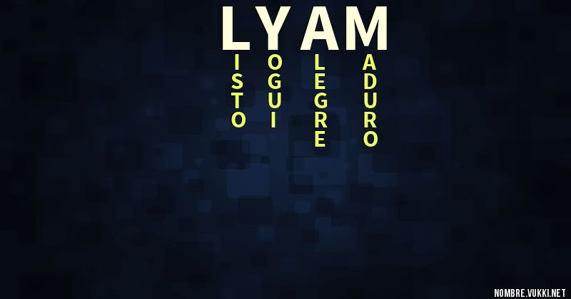 Acróstico lyam