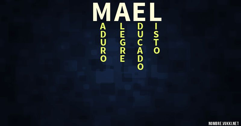 Acróstico mael