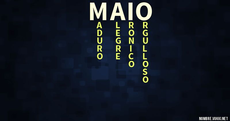 Qué significa maio