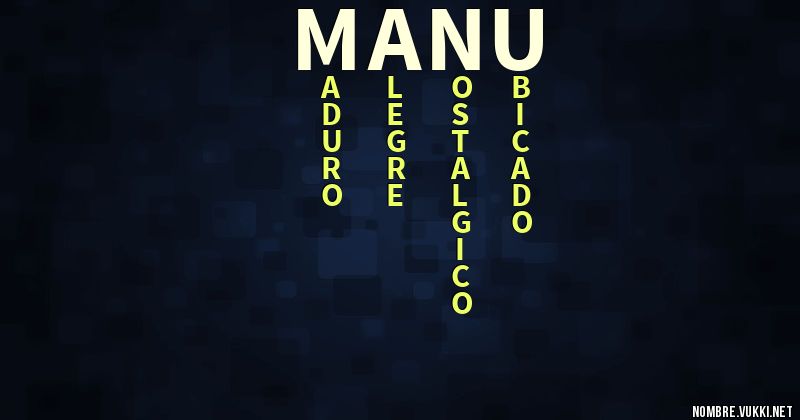 Acróstico manu