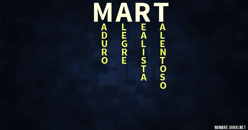 Acróstico mart