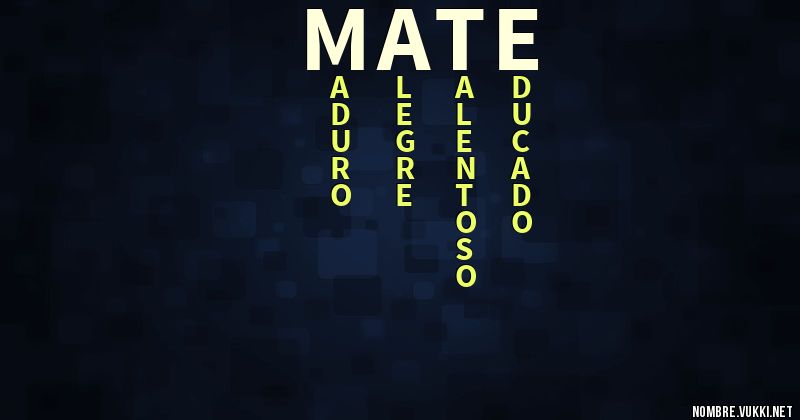 Acróstico mate