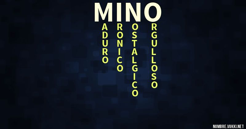 Acróstico mino
