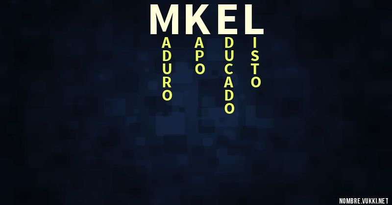 Acróstico mkel