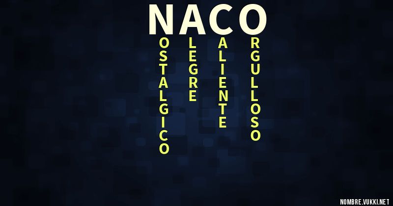 Acróstico naco