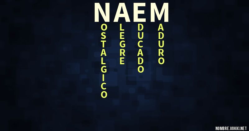 Acróstico naem