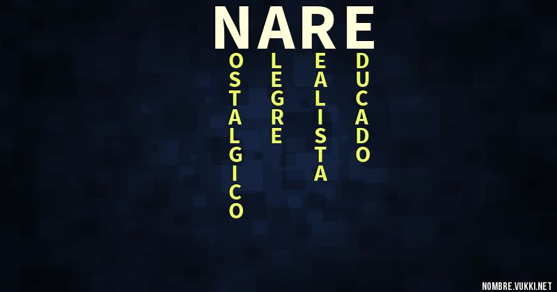Acróstico nare