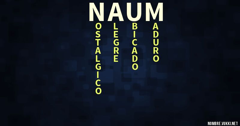 Acróstico naum