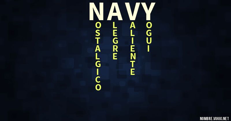 Acróstico navy