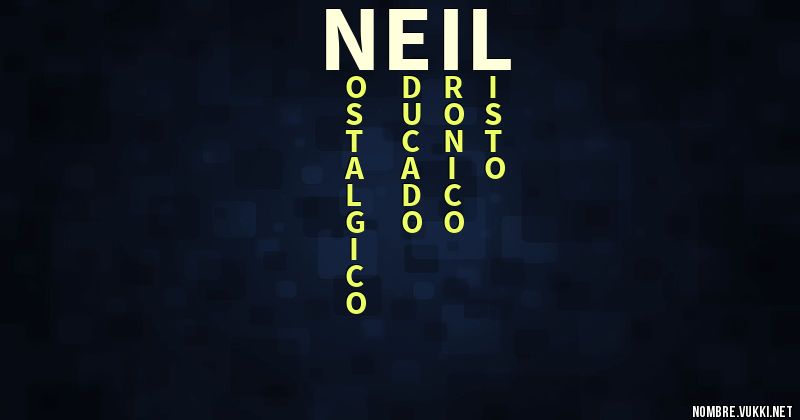 Acróstico neil