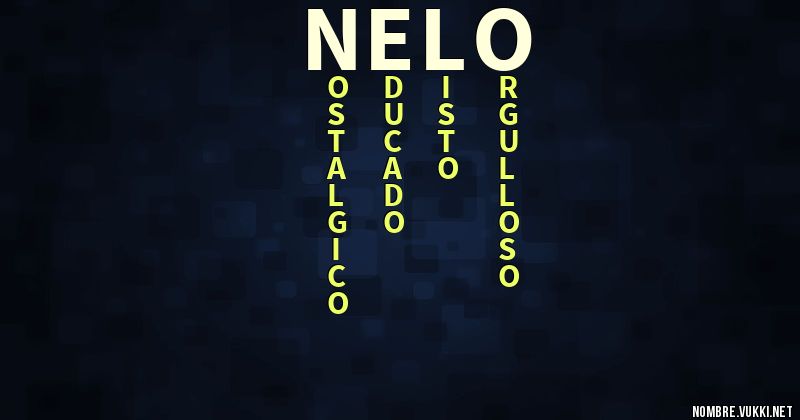 Acróstico nelo