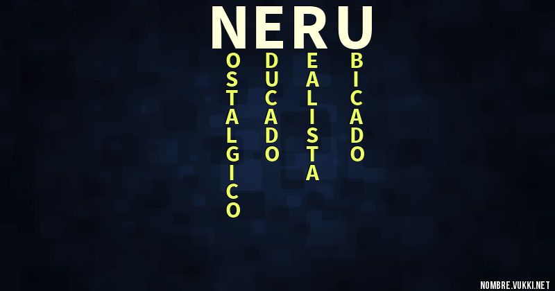 Acróstico neru