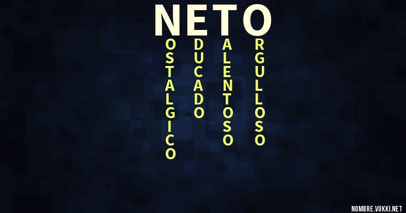 Acróstico neto