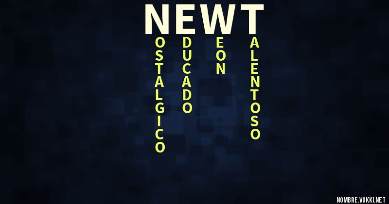 Acróstico newt