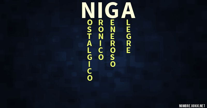 Acróstico niga