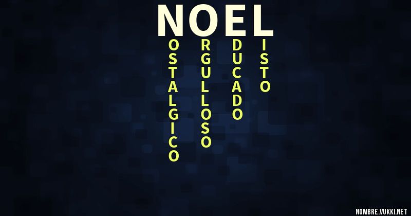 Acróstico noel