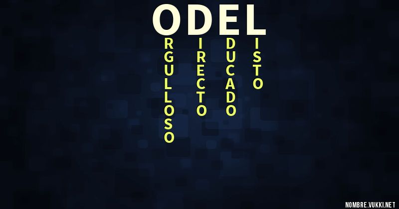 Acróstico odel
