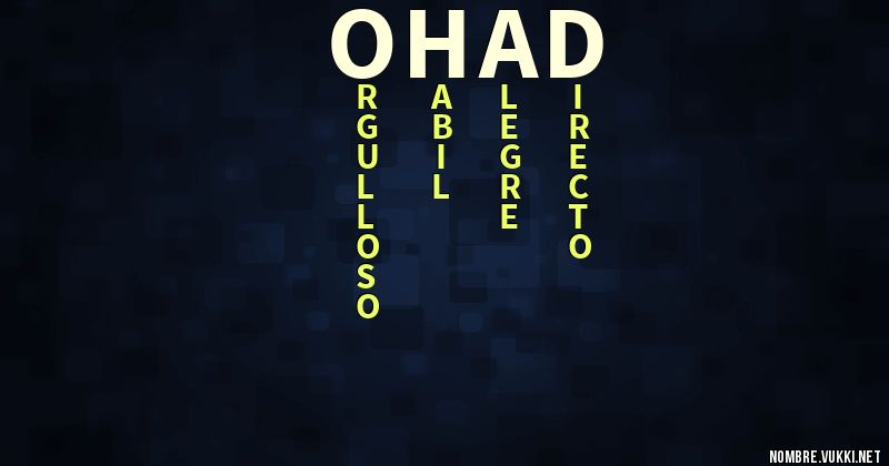 Acróstico ohad