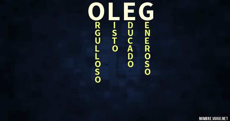 Acróstico oleg