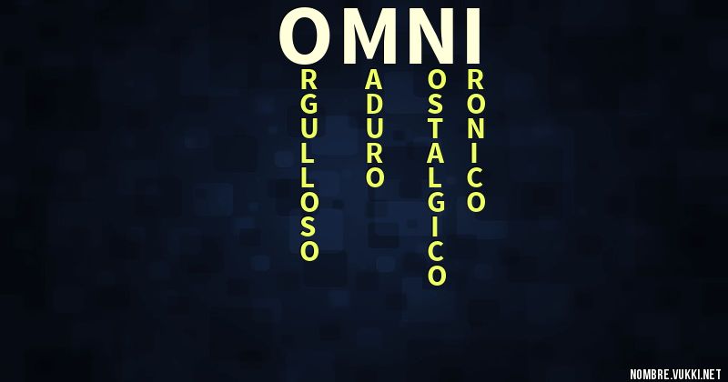 Acróstico omni
