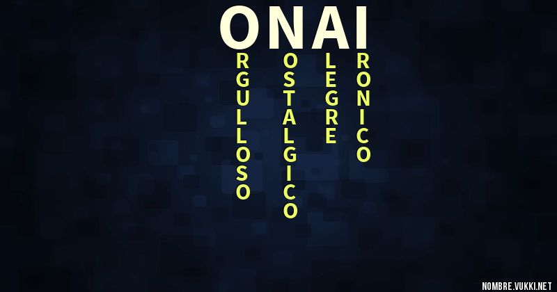 Acróstico onai