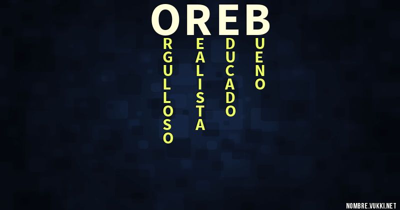 Acróstico oreb