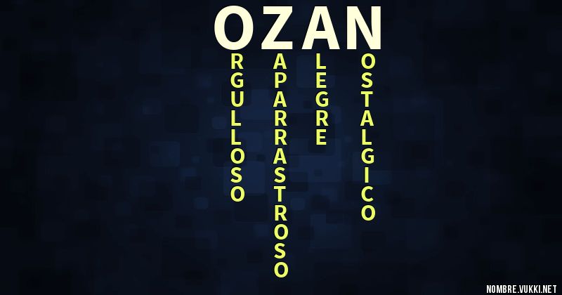 Acróstico ozan