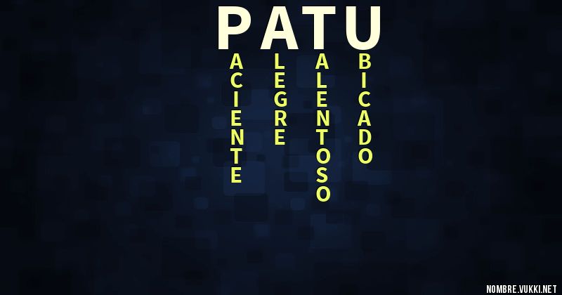 Acróstico patu
