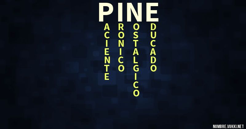 Acróstico pine