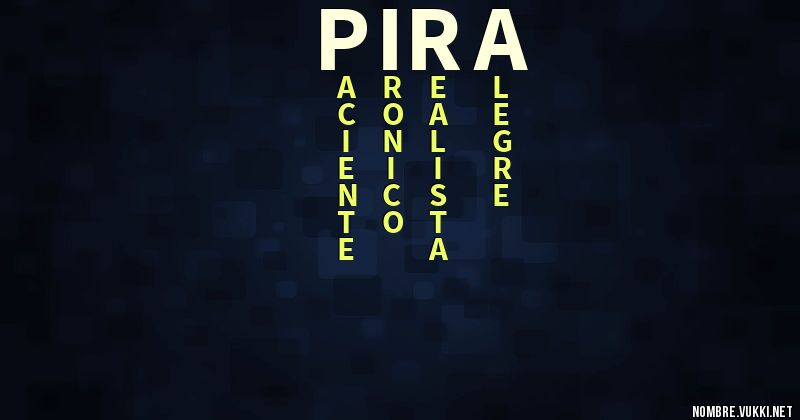 Acróstico pira