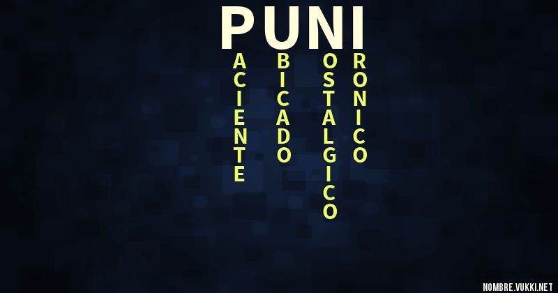 Acróstico puni