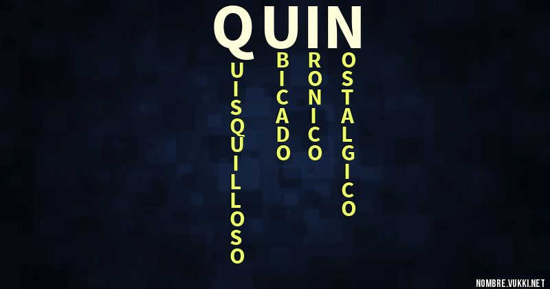 Acróstico quin