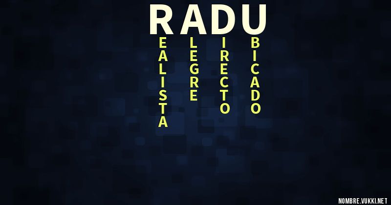 Acróstico radu