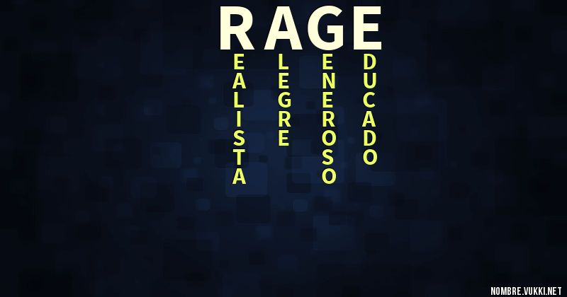 Acróstico rage