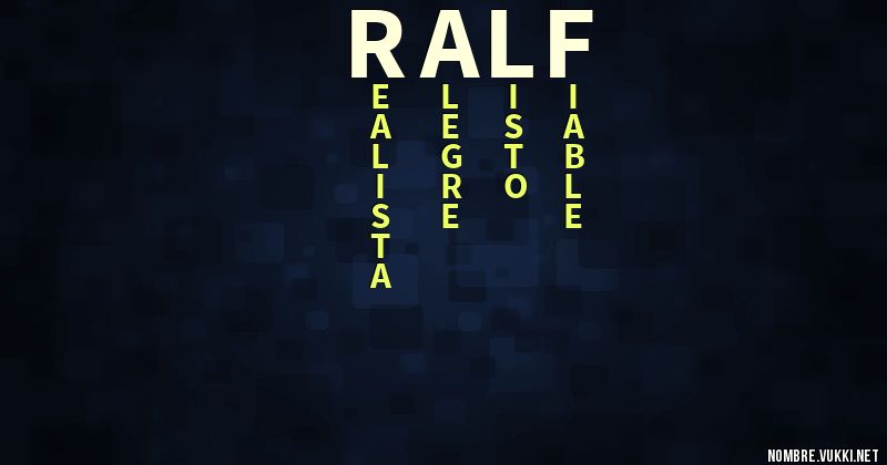 Acróstico ralf