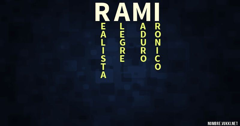 Acróstico rami