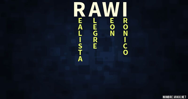 Acróstico rawi