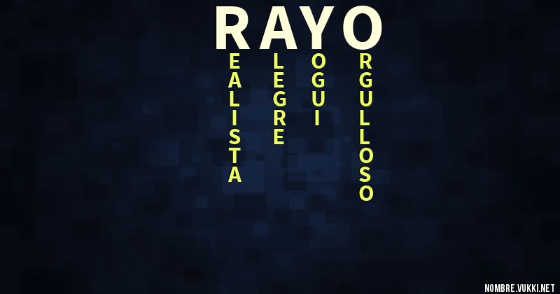 Acróstico rayo