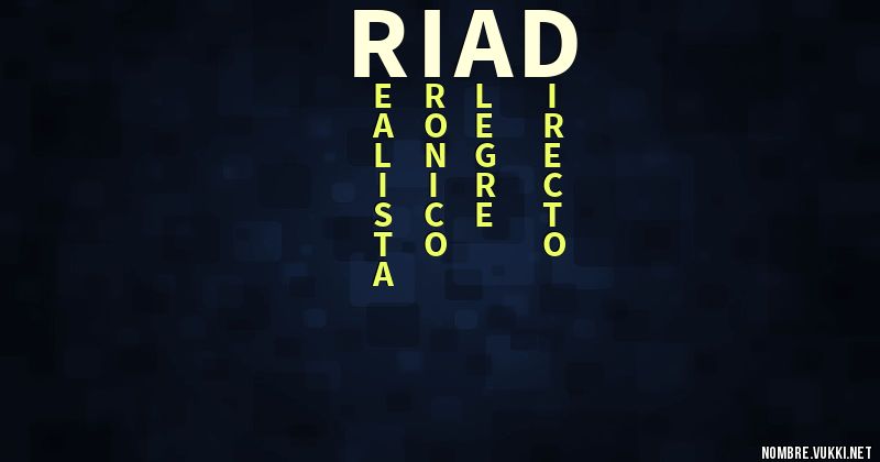 Acróstico riad