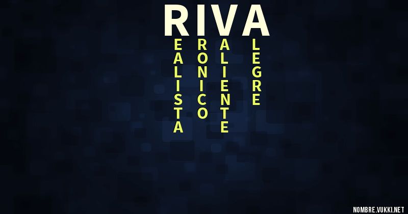 Acróstico riva