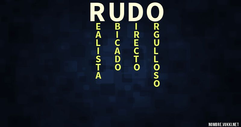 Acróstico rudo