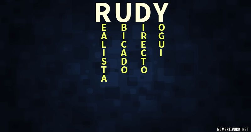 Acróstico rudy